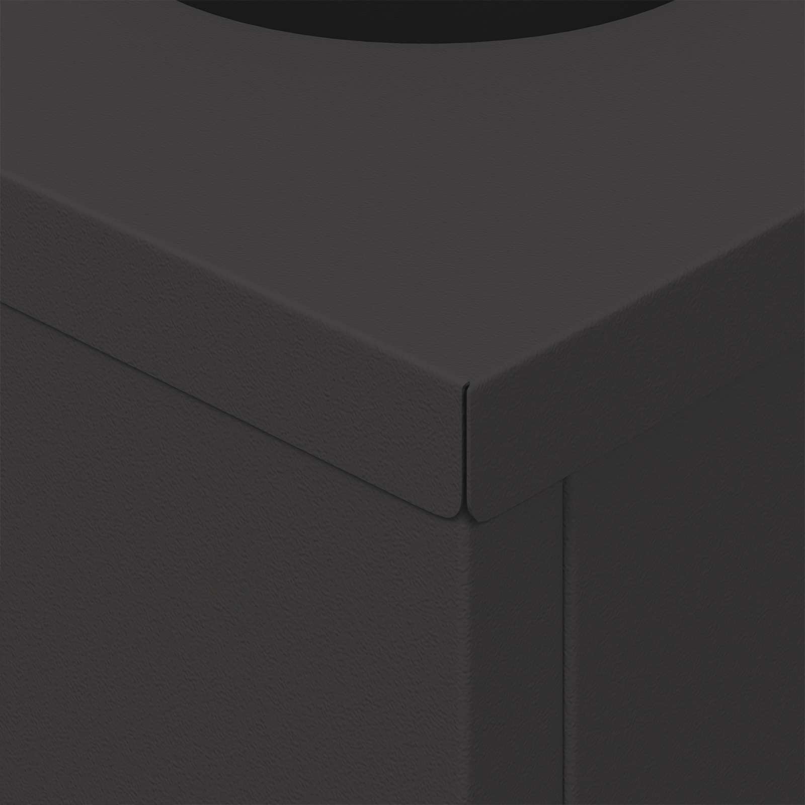 Solar LED Pathway Light 2 pcs Black Cold Rolled Steel