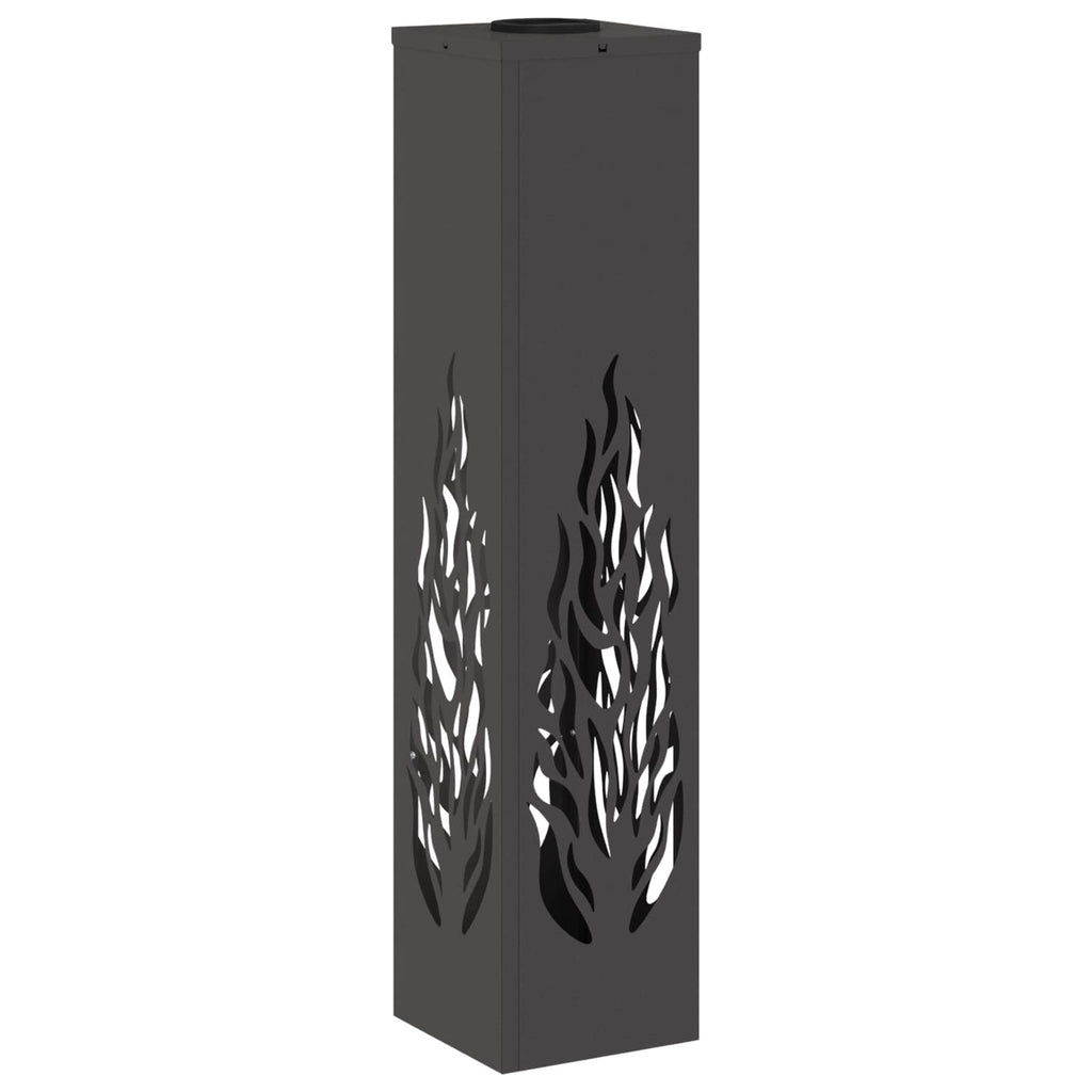 Solar LED Pathway Light 2 pcs Black Cold Rolled Steel