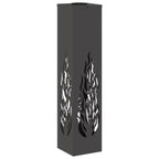 Solar LED Pathway Light 2 pcs Black Cold Rolled Steel