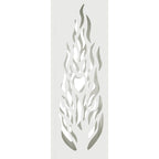 Solar LED Pathway Light 2 pcs White Cold Rolled Steel