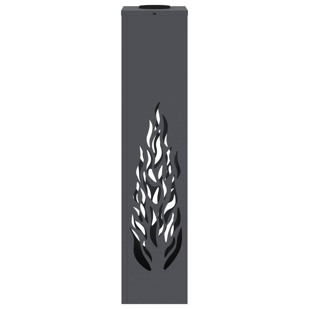 Solar LED Pathway Light 2 pcs Anthracite Cold Rolled Steel