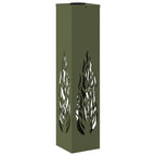 Solar LED Pathway Light 2 pcs Olive Green Cold Rolled Steel