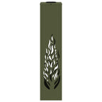 Solar LED Pathway Light 2 pcs Olive Green Cold Rolled Steel