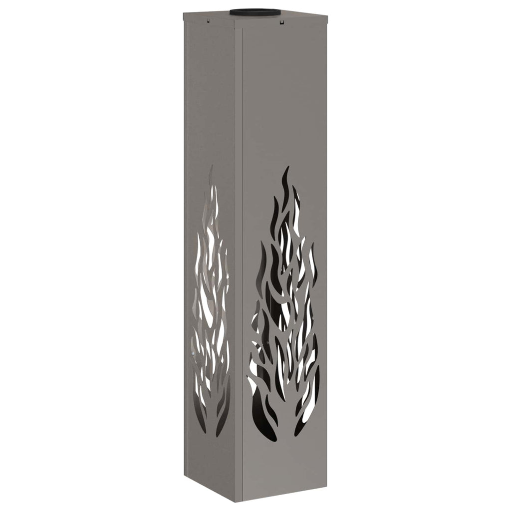 Solar LED Pathway Light 2 pcs Corten Steel Corten Steel