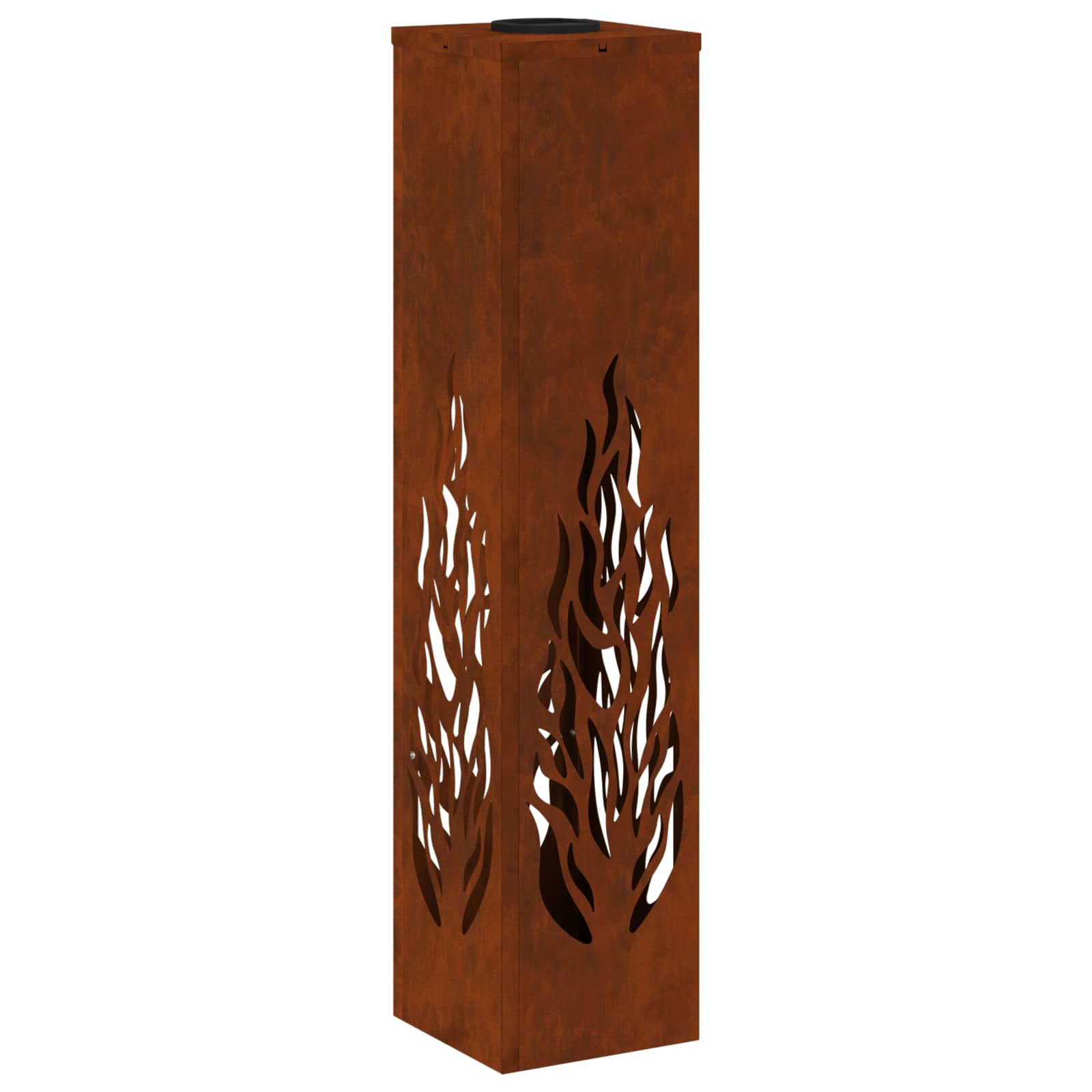 Solar LED Pathway Light 2 pcs Corten Steel Corten Steel