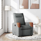 Recliner Chair Dark Grey 69 x 86 x 100 cm Fabric
