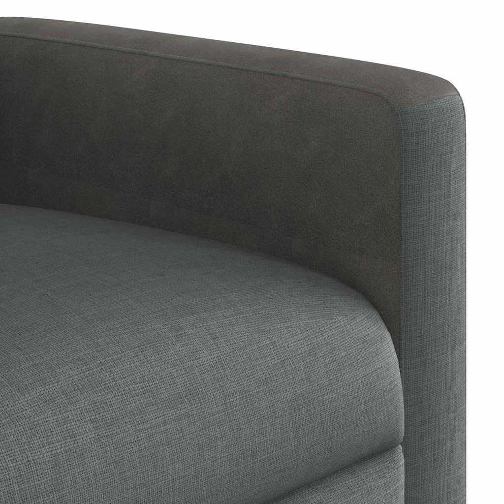 Recliner Chair Dark Grey 69 x 86 x 100 cm Fabric
