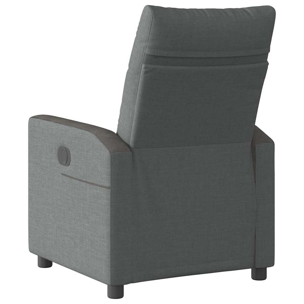 Recliner Chair Dark Grey 69 x 86 x 100 cm Fabric