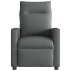Massage Recliner Chair Dark Grey 69 x 86 x 100 cm Fabric