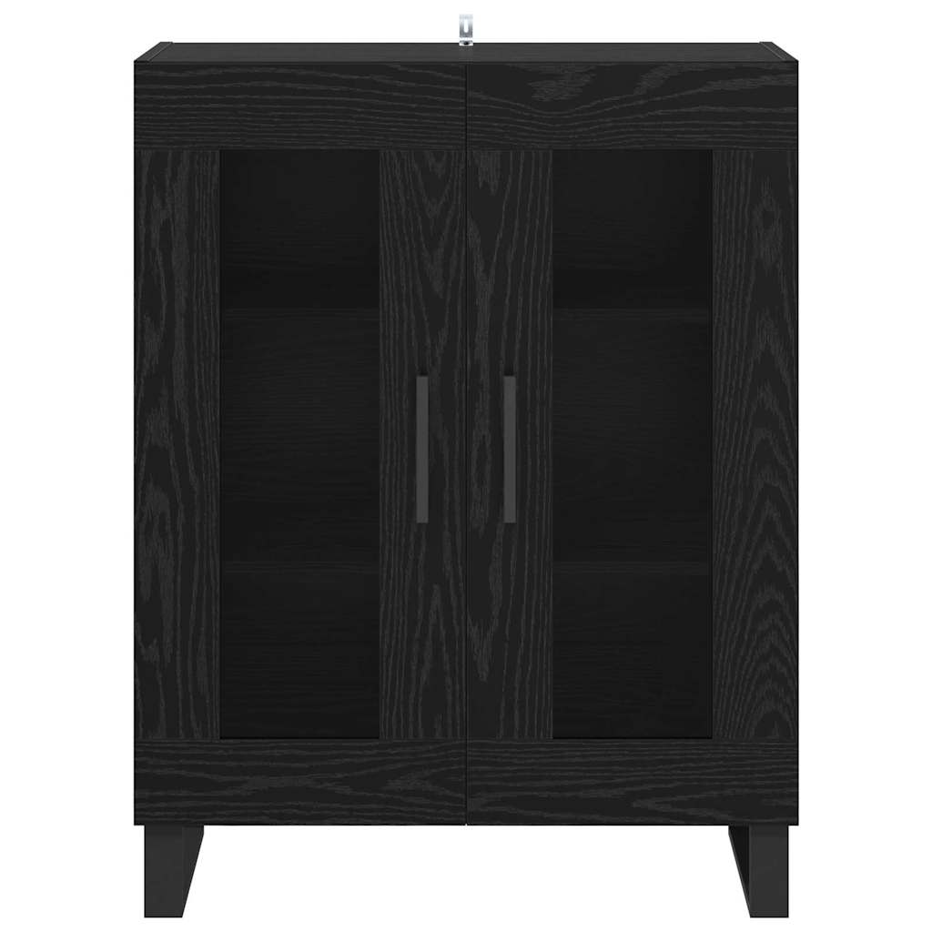 Sideboard Black Oak 69.5 x 34 x 90 cm Engineered Wood