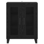 Sideboard Black Oak 69.5 x 34 x 90 cm Engineered Wood