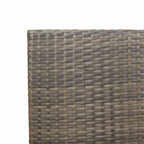 Garden Stacking Chairs 4 pcs Grey and Brown