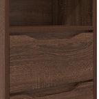 Bedside Table Brown Oak 40 x 30 x 467 cm Engineered Wood