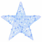 3D Star with 50 LEDs Blue 55 x 53.5 x 10 cm Acrylic