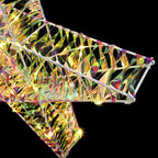 3D Star with 50 LEDs Warm white 55 x 52.5 x 9 cm PET