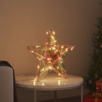 3D Star with 50 LEDs Warm white 55 x 52.5 x 9 cm PET