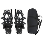 3 in 1 Snowshoes Silver and Black 21 inches Aluminum and HDPE