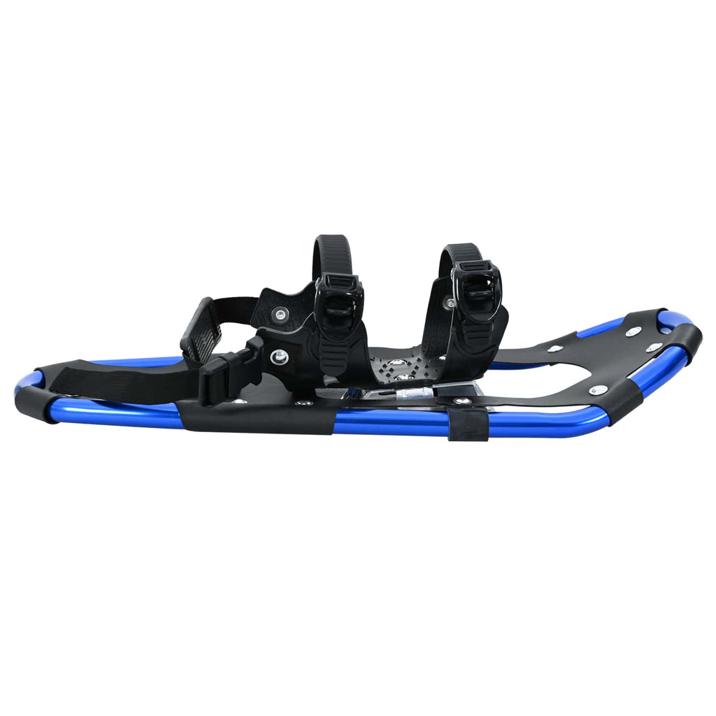 3 in 1 Snowshoes Blue and Black 21 inches Aluminum and HDPE