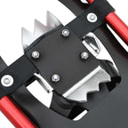 3 in 1 Snowshoes Red and Black 21 inches Aluminum and HDPE