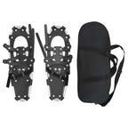 3 in 1 Snowshoes Silver and Black 25 inches Aluminum and HDPE