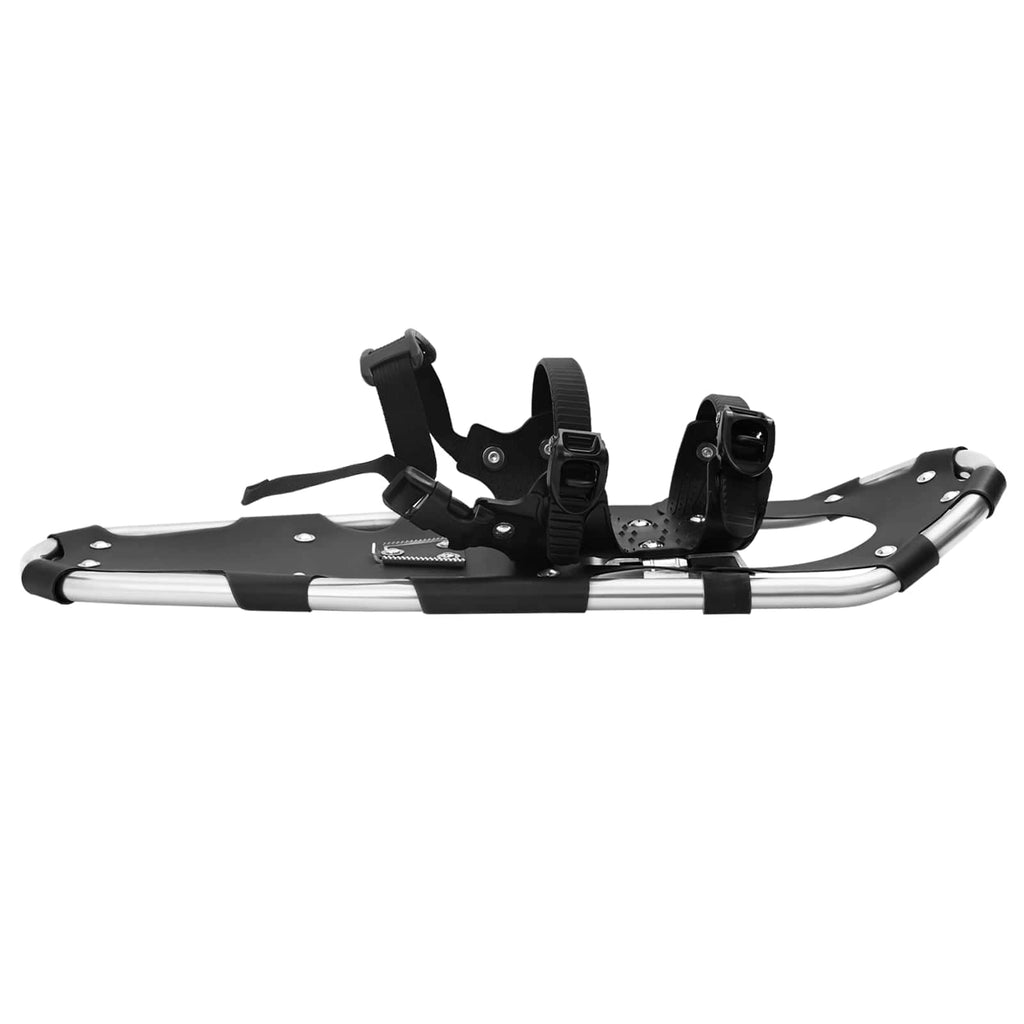 3 in 1 Snowshoes Silver and Black 25 inches Aluminum and HDPE