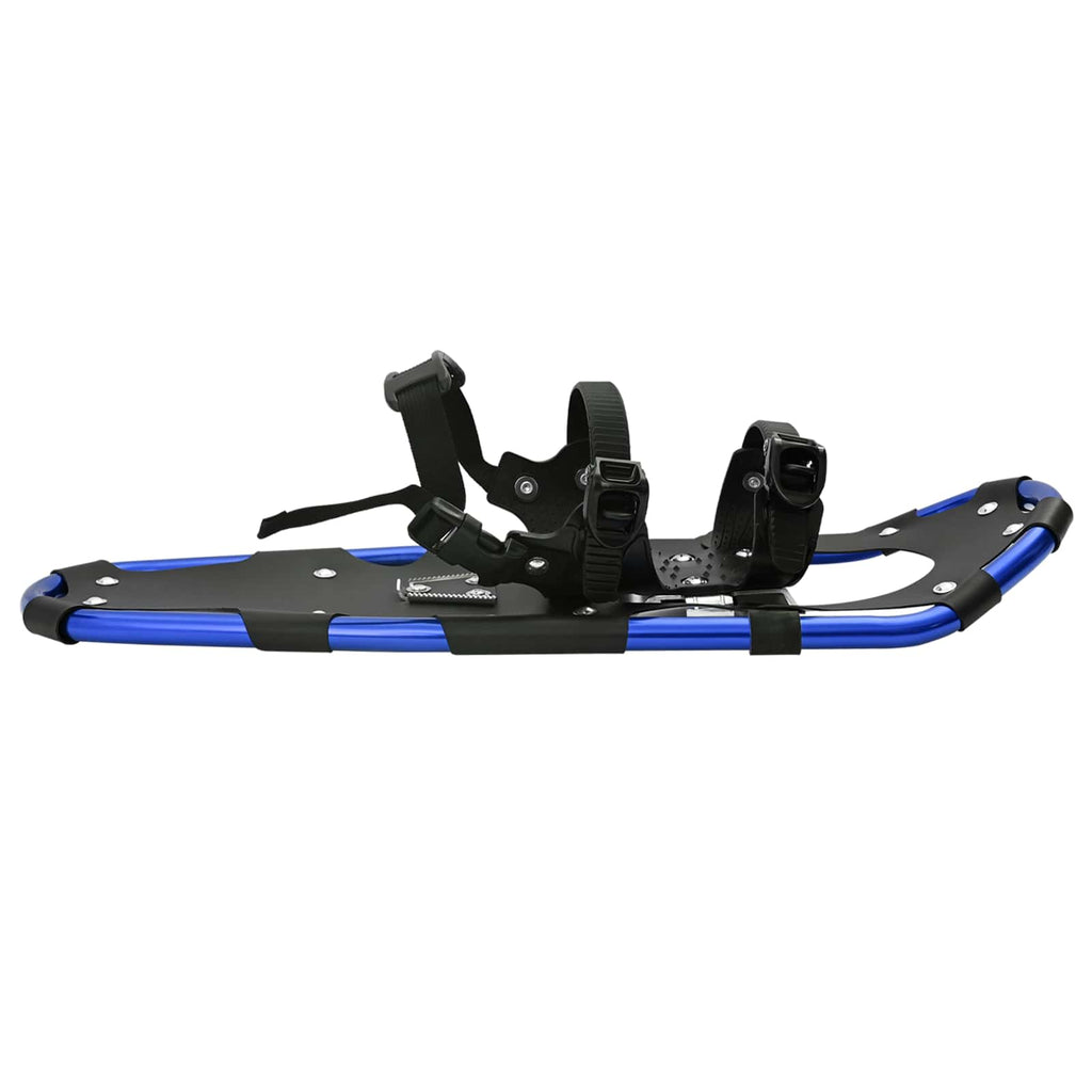 3 in 1 Snowshoes Blue and Black 25 inches Aluminum and HDPE