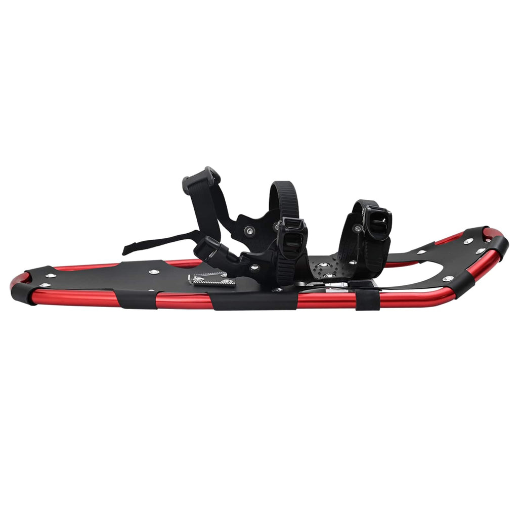 3 in 1 Snowshoes Red and Black 25 inches Aluminum and HDPE