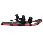 3 in 1 Snowshoes Red and Black 25 inches Aluminum and HDPE