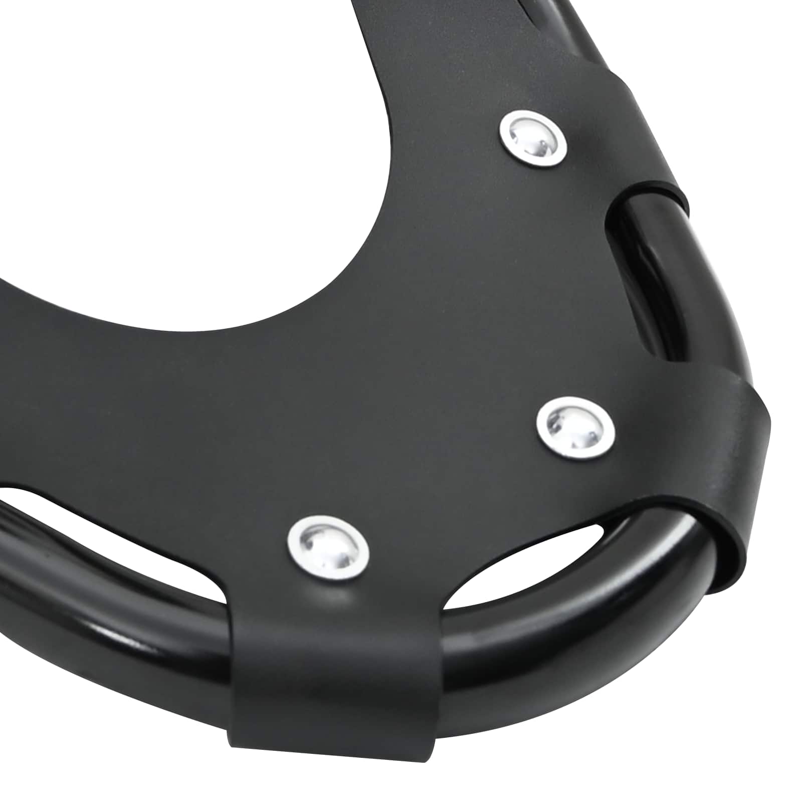 3 in 1 Snowshoes Black 25 inches Aluminum and HDPE