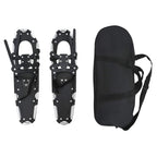 3 in 1 Snowshoes Silver and Black 30 inches Aluminum and HDPE