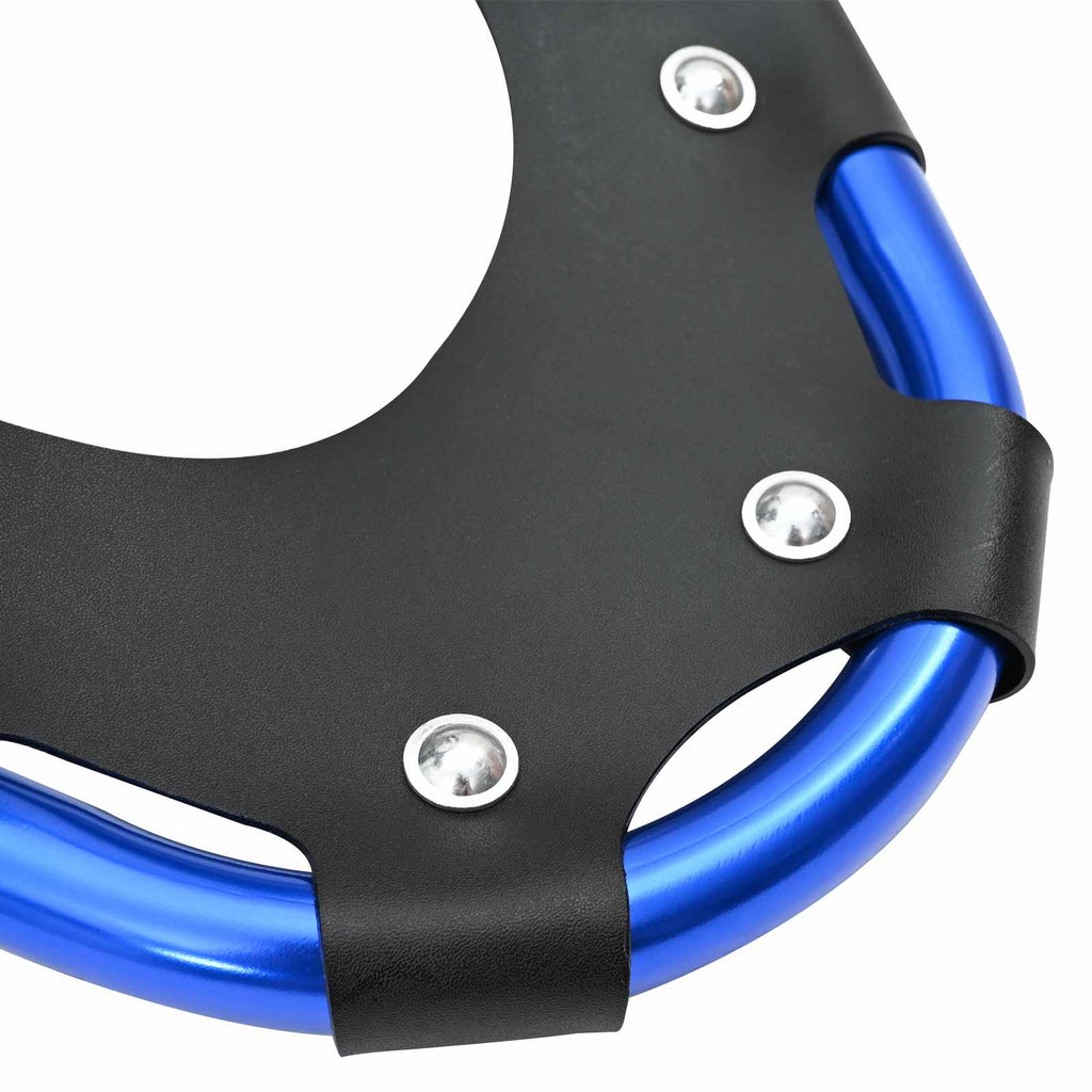 3 in 1 Snowshoes Blue and Black 30 inches Aluminum and HDPE