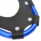 3 in 1 Snowshoes Blue and Black 30 inches Aluminum and HDPE