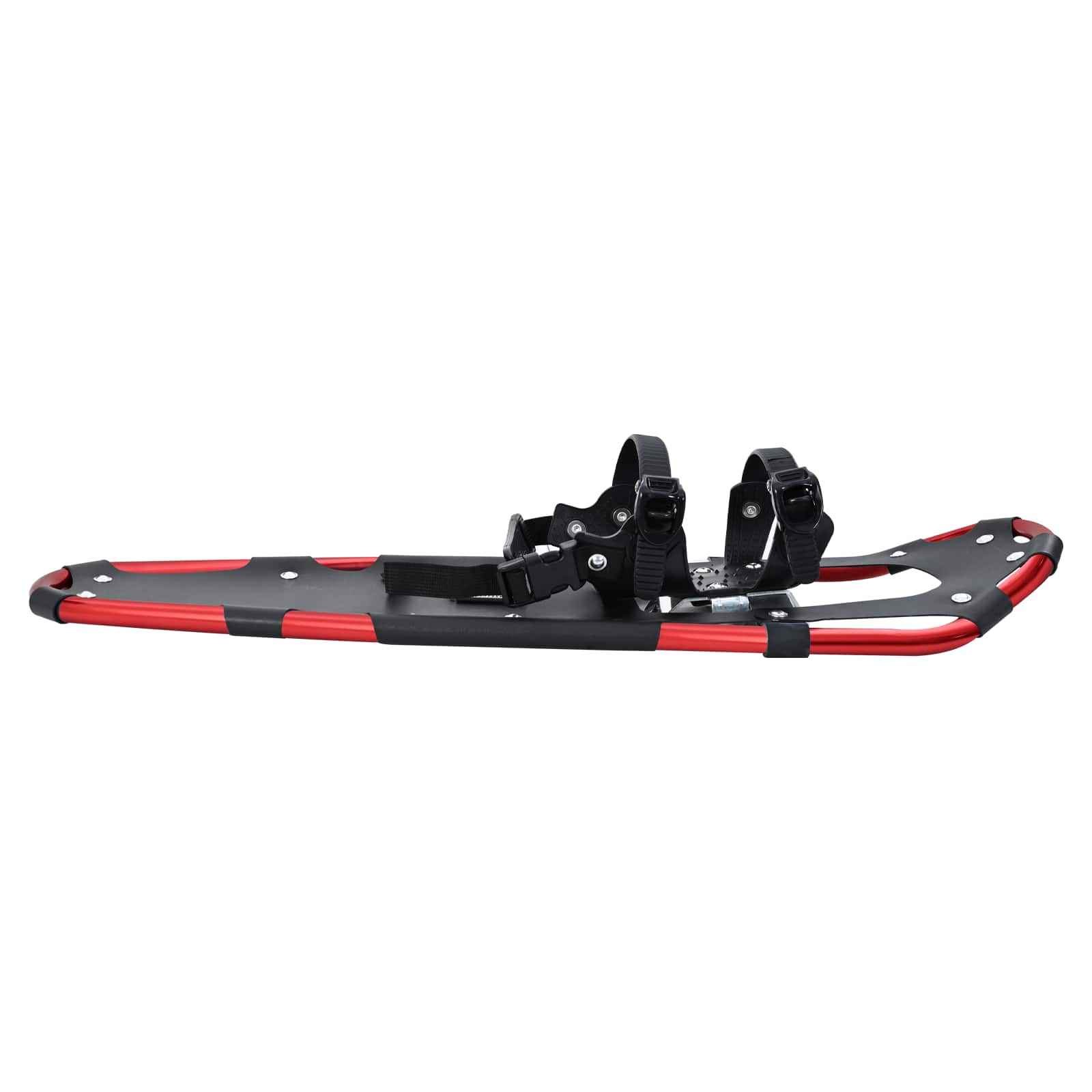 3 in 1 Snowshoes Red and Black 30 inches Aluminum and HDPE