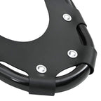 3 in 1 Snowshoes Black 30 inches Aluminum and HDPE