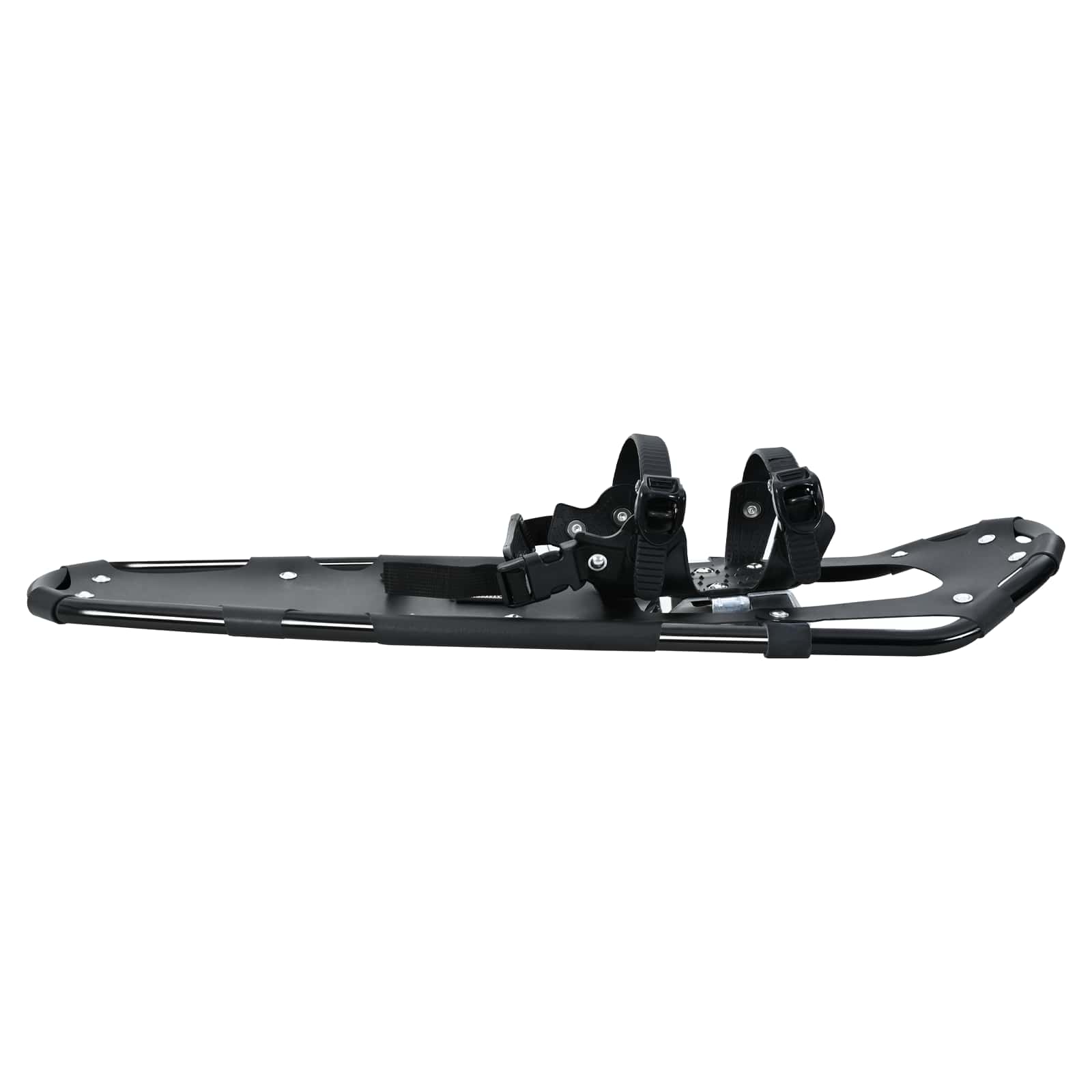 3 in 1 Snowshoes Black 30 inches Aluminum and HDPE