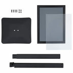 Pedestal Poster Stand Silver A3 PVC and Cast Iron