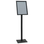 Pedestal Poster Stand Silver A3 PVC and Cast Iron