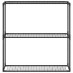 3-Tier Plant Stand Black 100 x 32 x 102 cm Steel