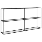 3-Tier Plant Stand Black 200 x 32 x 104 cm Steel