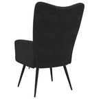 Relaxing Chair Black 70 x 61 x 96.5 cm Velvet
