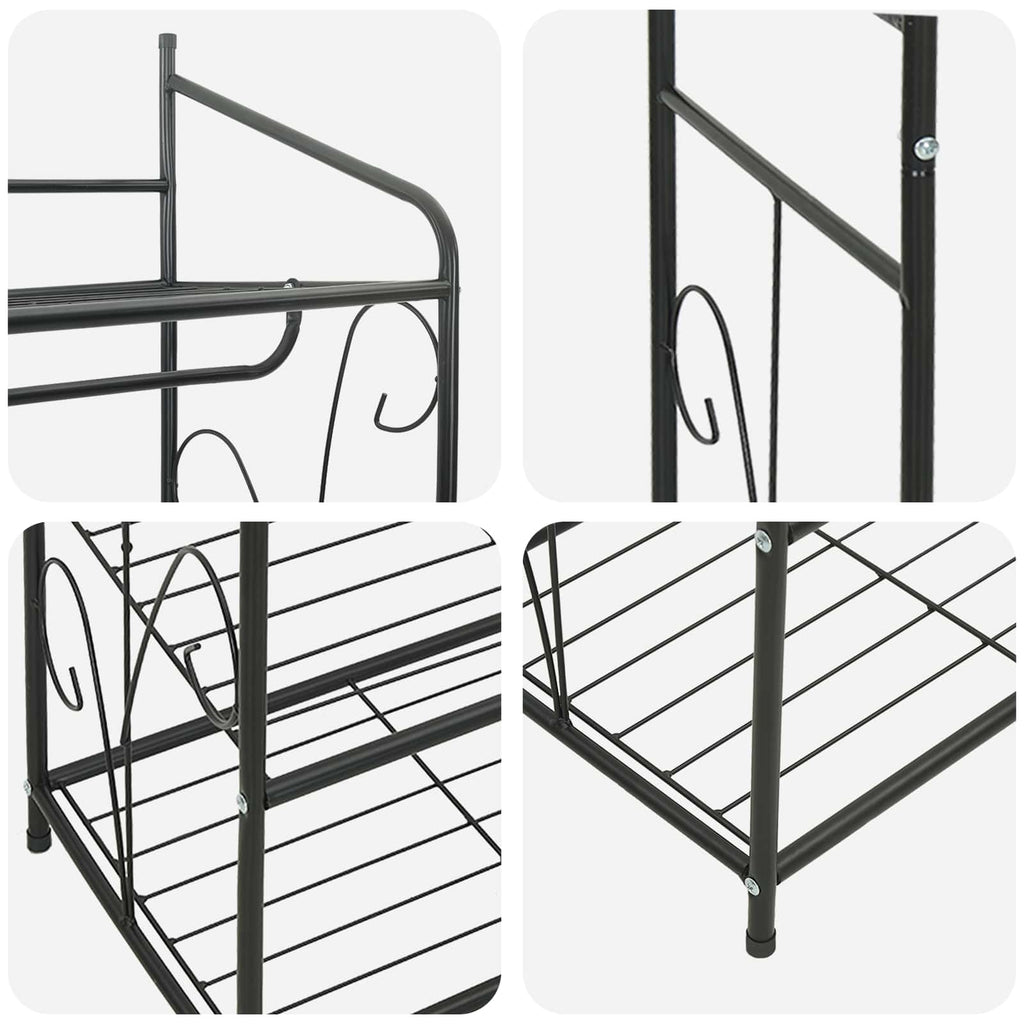 Open Wardrobe Plain 2 pcs 78 x 36 x 160 cm