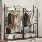 Open Wardrobe Plain 2 pcs 78 x 36 x 160 cm