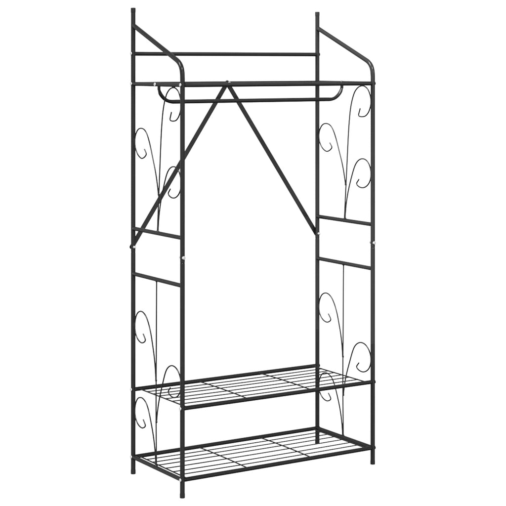 Open Wardrobe Plain 2 pcs 78 x 36 x 160 cm