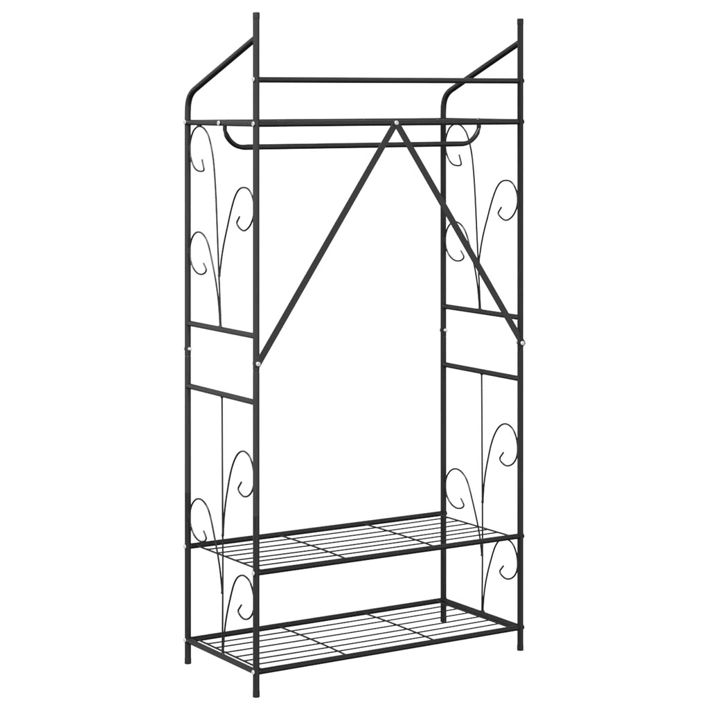 Open Wardrobe Plain 2 pcs 78 x 36 x 160 cm