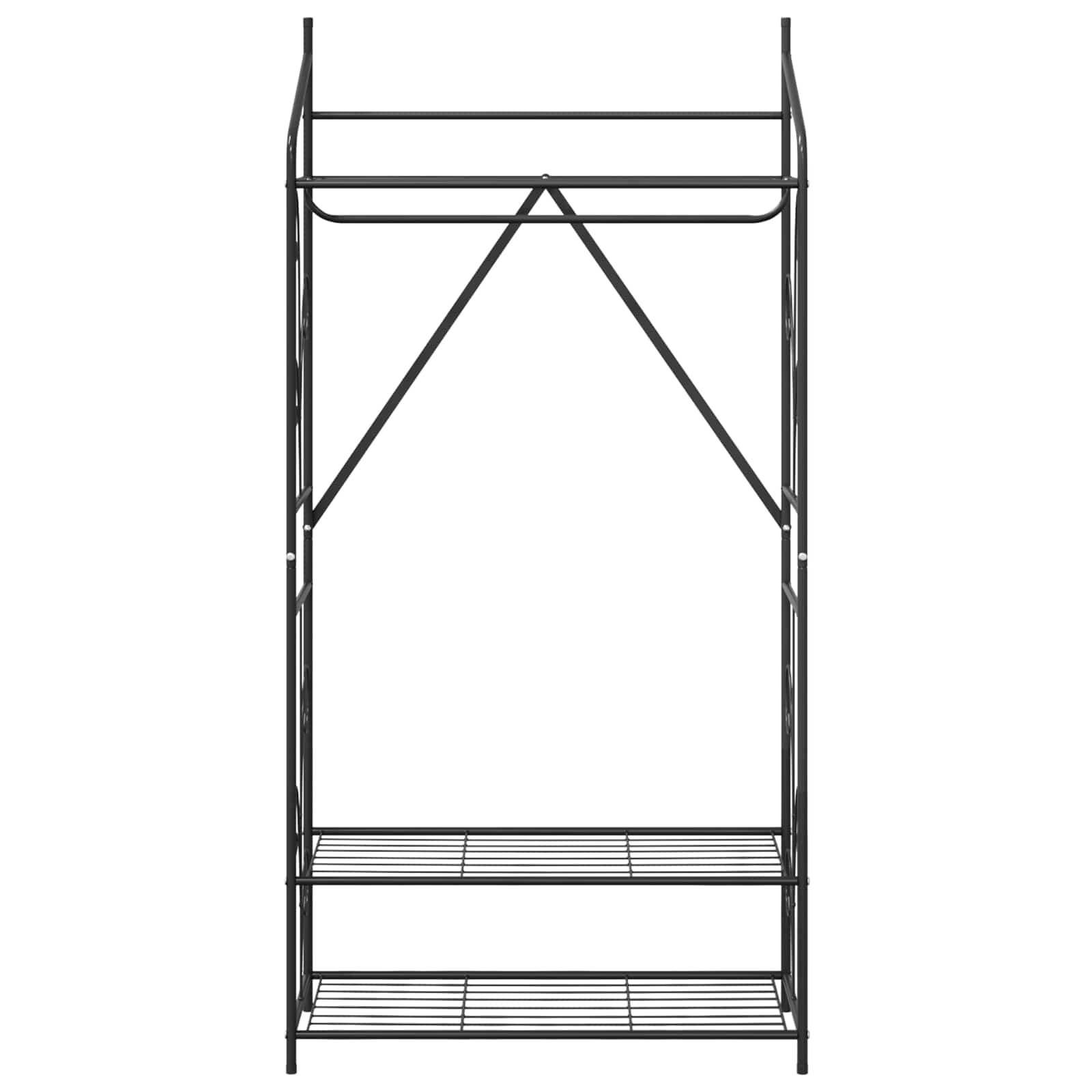 Open Wardrobe Plain 2 pcs 78 x 36 x 160 cm