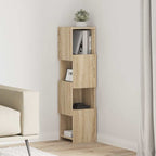 Corner Cabinet Sonoma Oak 25.5x25x102cm Engineered Wood