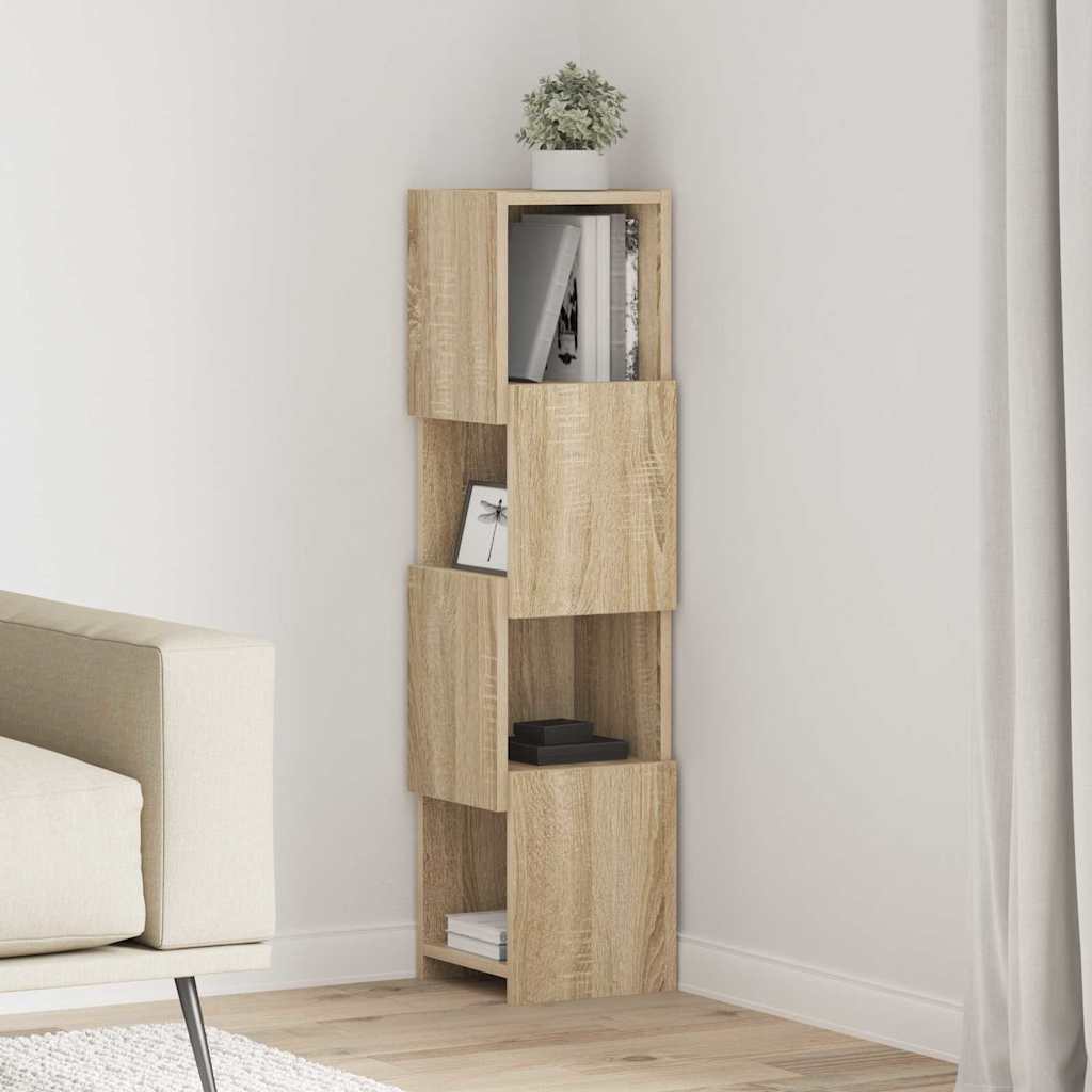 Corner Cabinet Sonoma Oak 25.5x25x102cm Engineered Wood