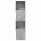 Corner Cabinet Concrete Grey 25.5x25x102cm Engineered Wood