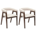 Dining Chairs 2 pcs Light Brown 54 x 57 x 73 cm