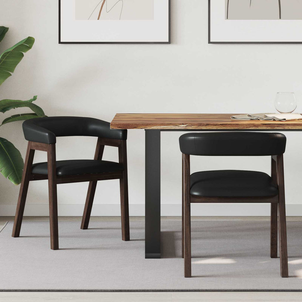 Dining Chairs 2 pcs Light Brown 54 x 57 x 73 cm